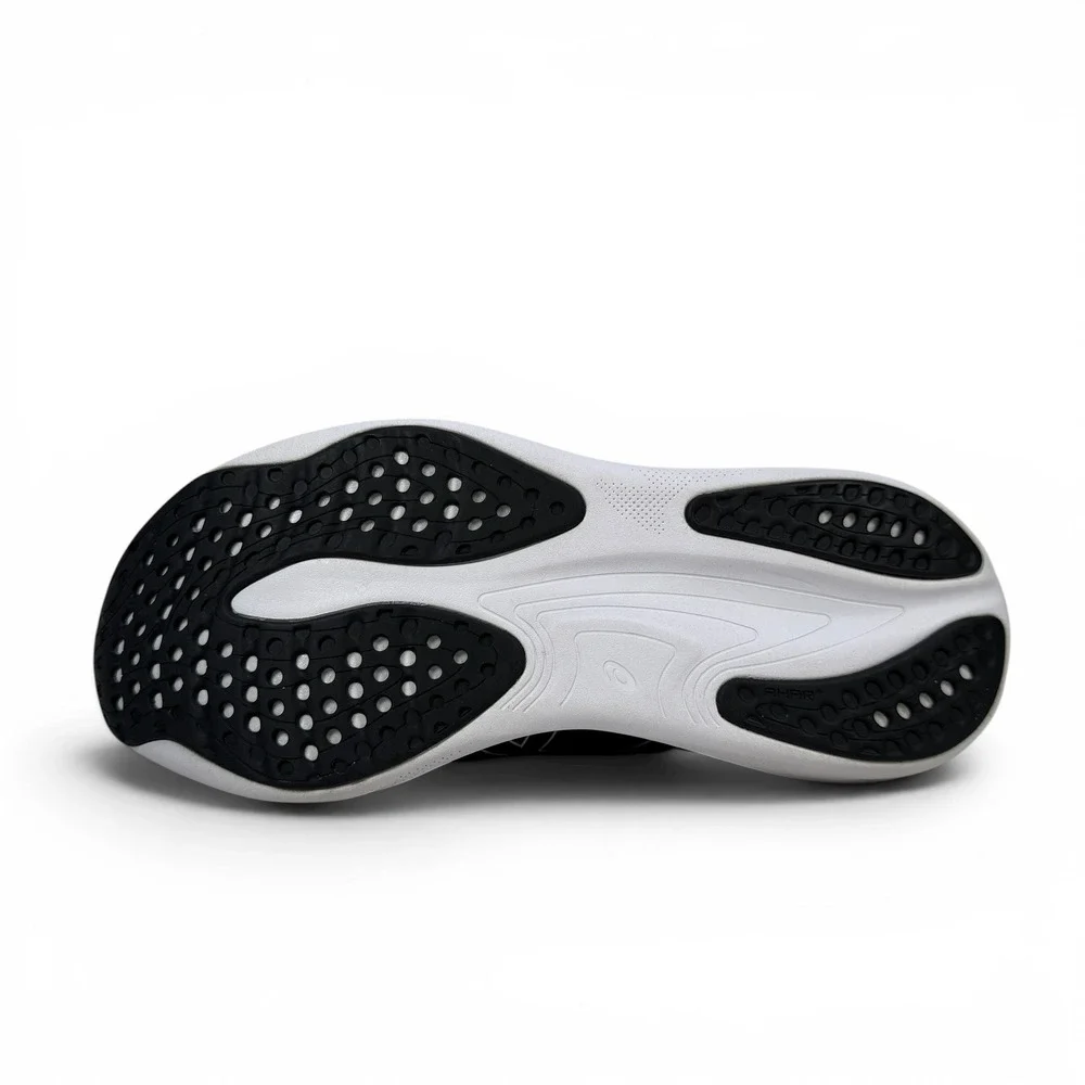 Asics Gel Nimbus 25‎ Running Shoes Womens 11.5 Wide Black White 1012B437 001